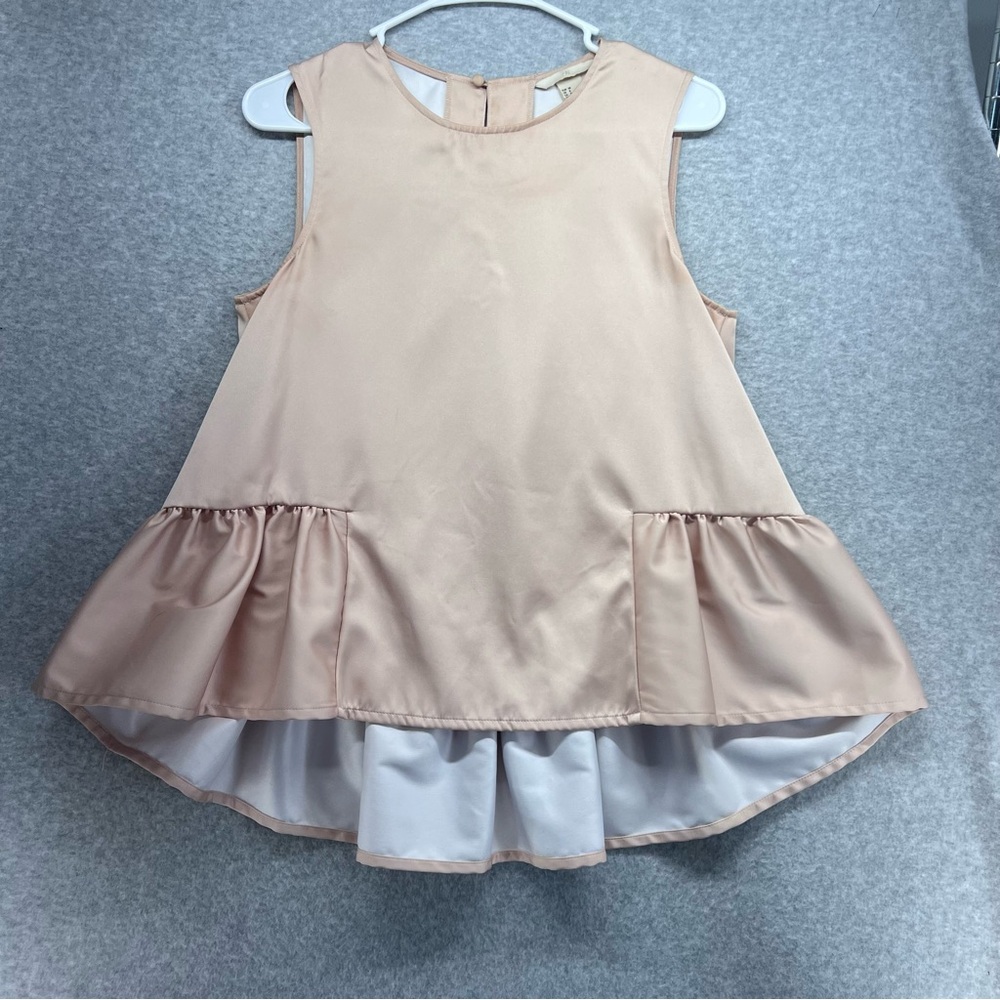 H&M Peach Sleeveless Blouse